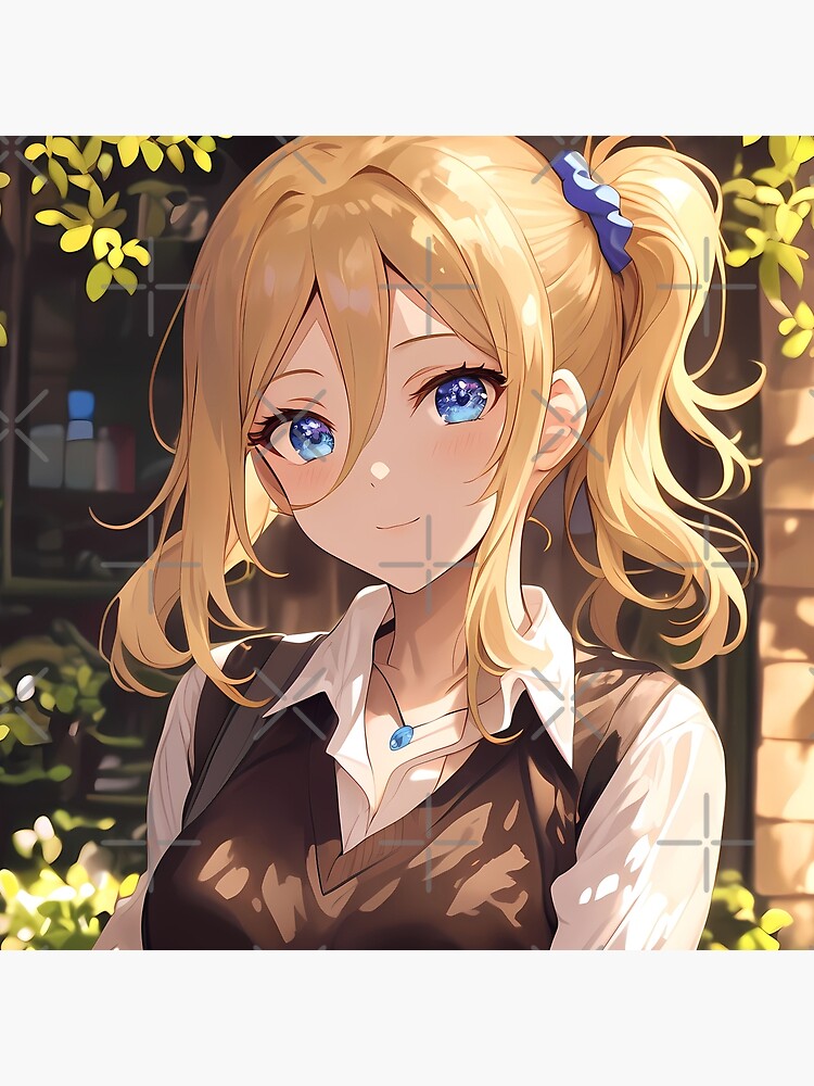 Ai Hayasaka Kaguya Sama Love Is War Garden Sunshine Blue Eyes Throw Pillow - Image 2