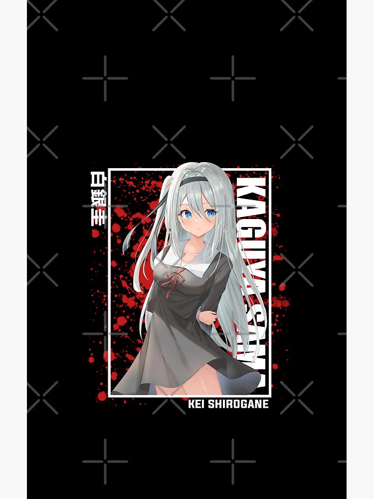 Kaguya Sama Kei Shirogane White Hair Shower Curtain - Image 2