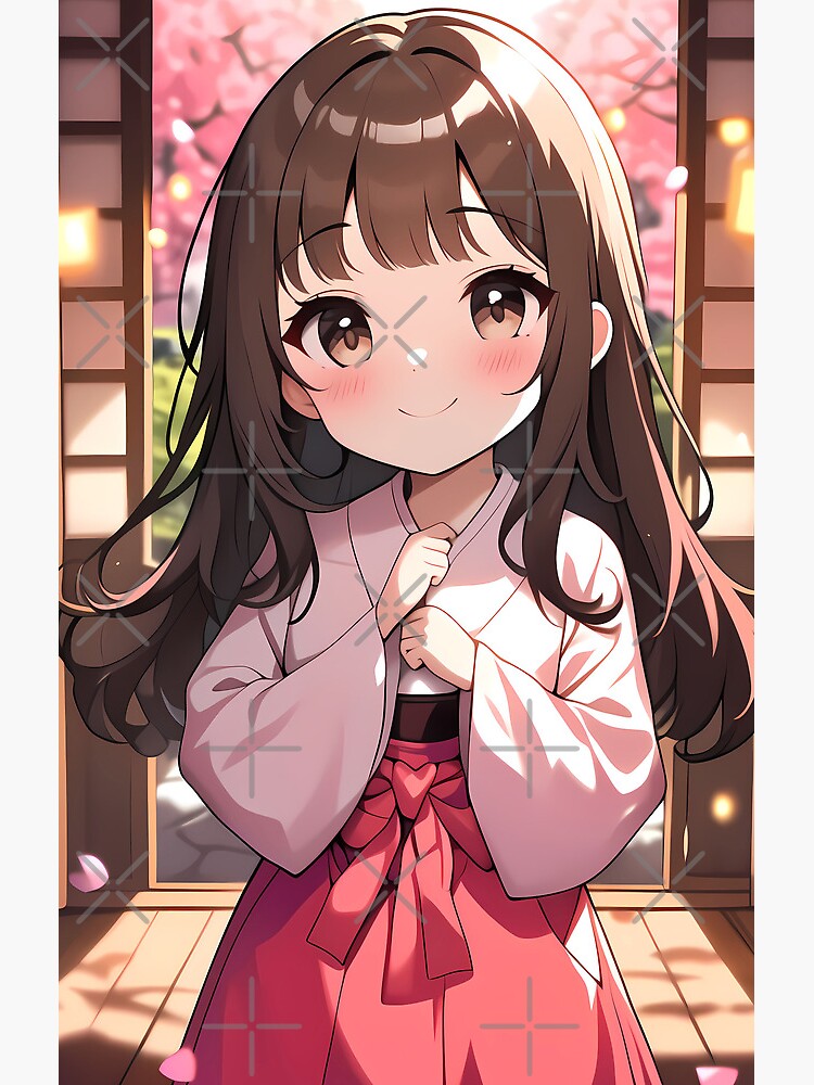 Miko Iino Kaguya Sama Lantern Lit Spring Shrine Vibes Chibi Shower Curtain - Image 2