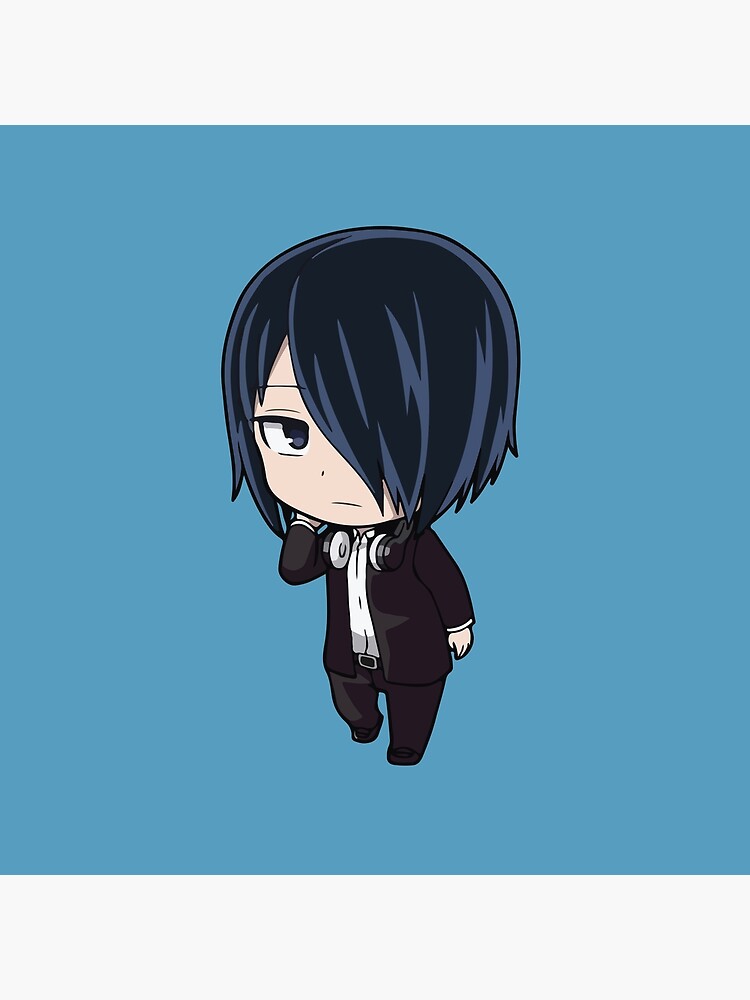 Kaguya Sama Ishigami Yu Blue Background Tapestry - Image 2
