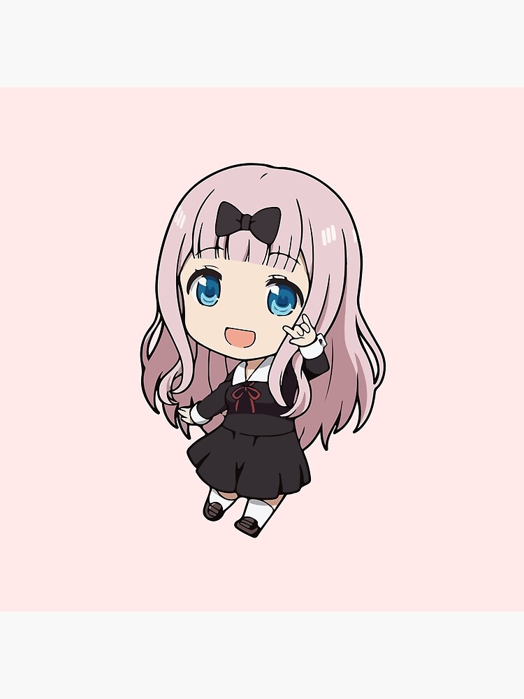 Kaguya Sama Chika Pink Background Tapestry - Image 2
