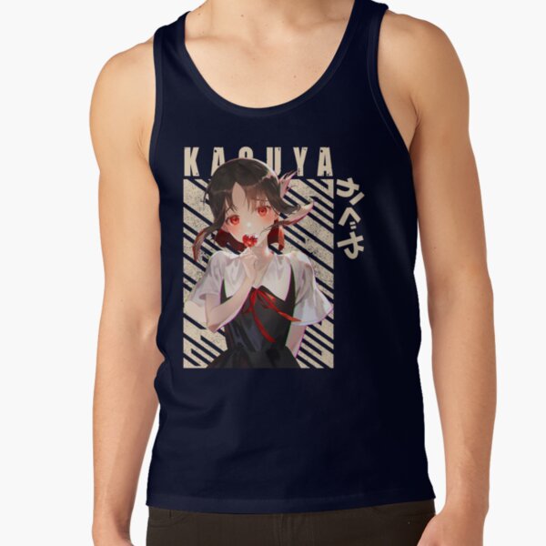 Kaguya Sama Kaguya Shinomiya Yellow Background Tank Top - Image 5