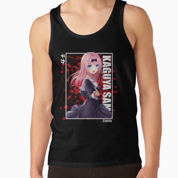 Kaguya Sama Chika Fujiwara Pink Hair Tank Top