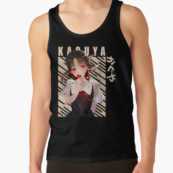 Kaguya Sama Kaguya Shinomiya Yellow Background Tank Top