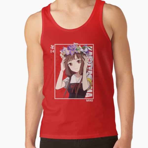 Kaguya Sama Miko Iino Cute Flower Tank Top - Image 4