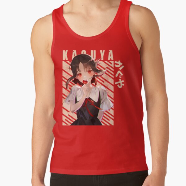 Kaguya Sama Kaguya Shinomiya Yellow Background Tank Top - Image 4