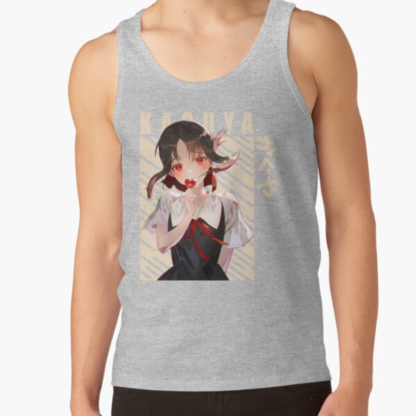 Kaguya Sama Kaguya Shinomiya Yellow Background Tank Top - Image 3