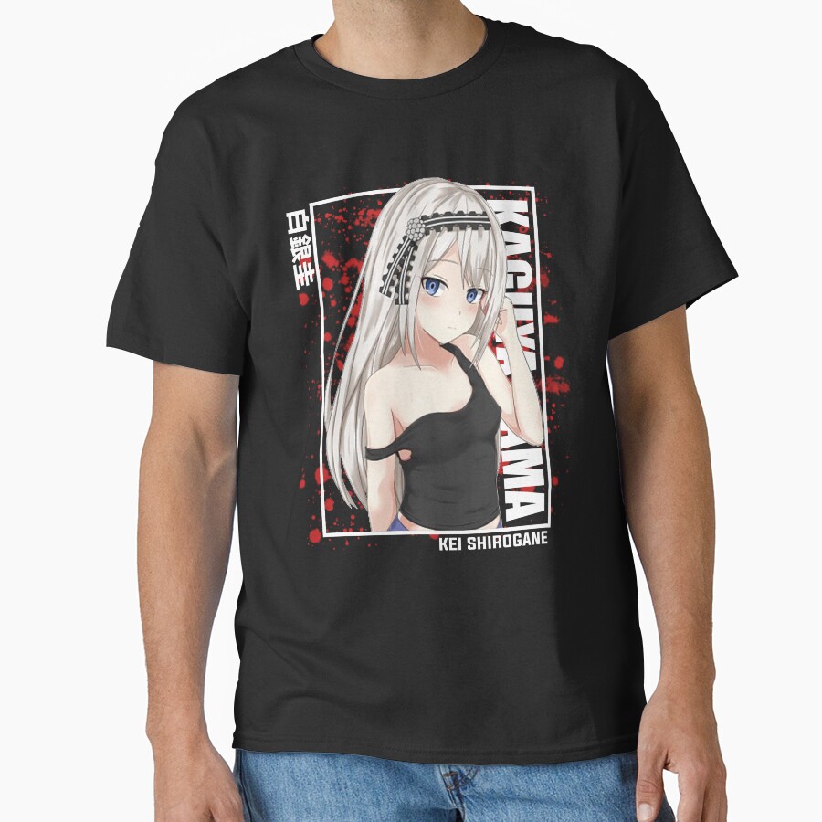 Kaguya Sama Kei Shirogane Black Shirt T-shirt