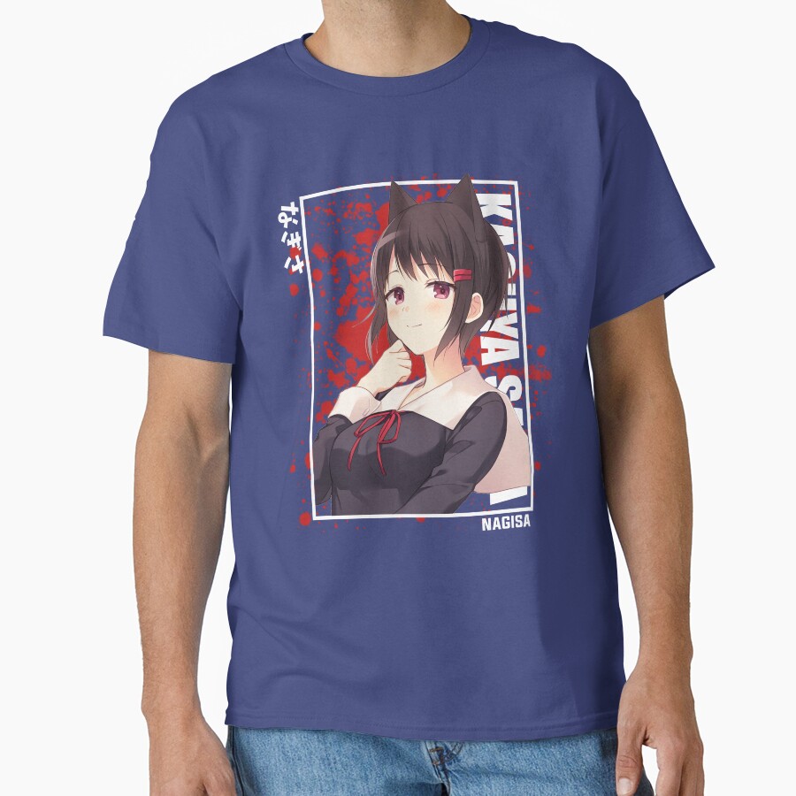 Kaguya Sama Nagisa Kashiwagi Cat T-shirt - Image 4