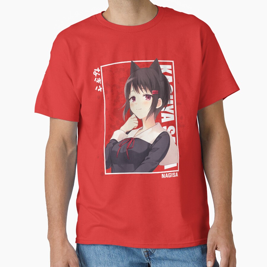 Kaguya Sama Nagisa Kashiwagi Cat T-shirt - Image 5