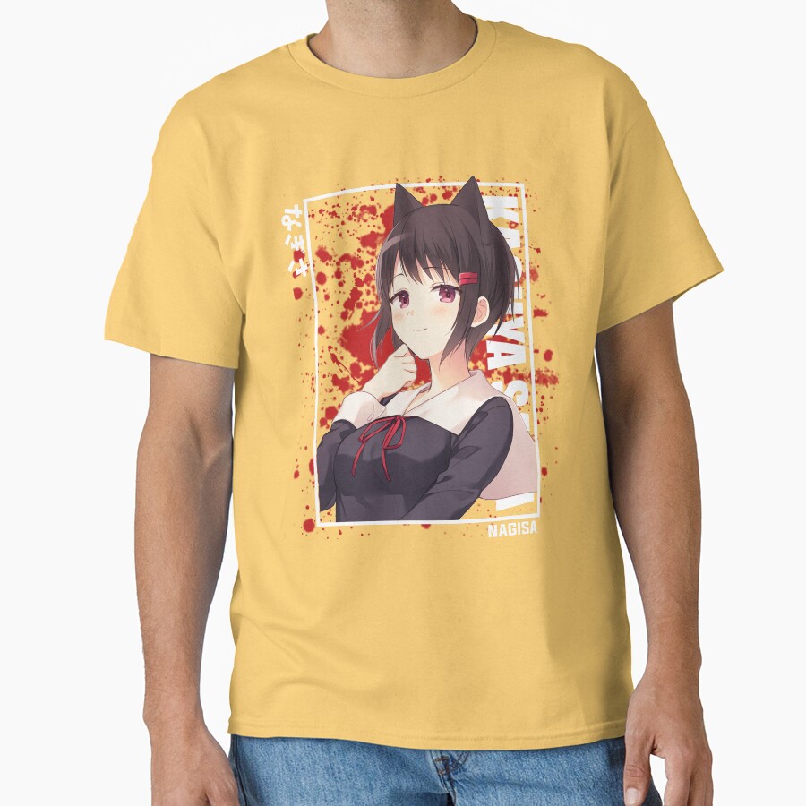 Kaguya Sama Nagisa Kashiwagi Cat T-shirt - Image 6