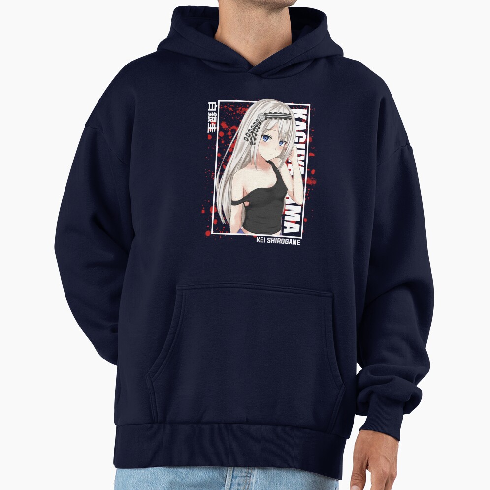 Kaguya Sama Kei Shirogane Black Shirt Hoodie - Image 5