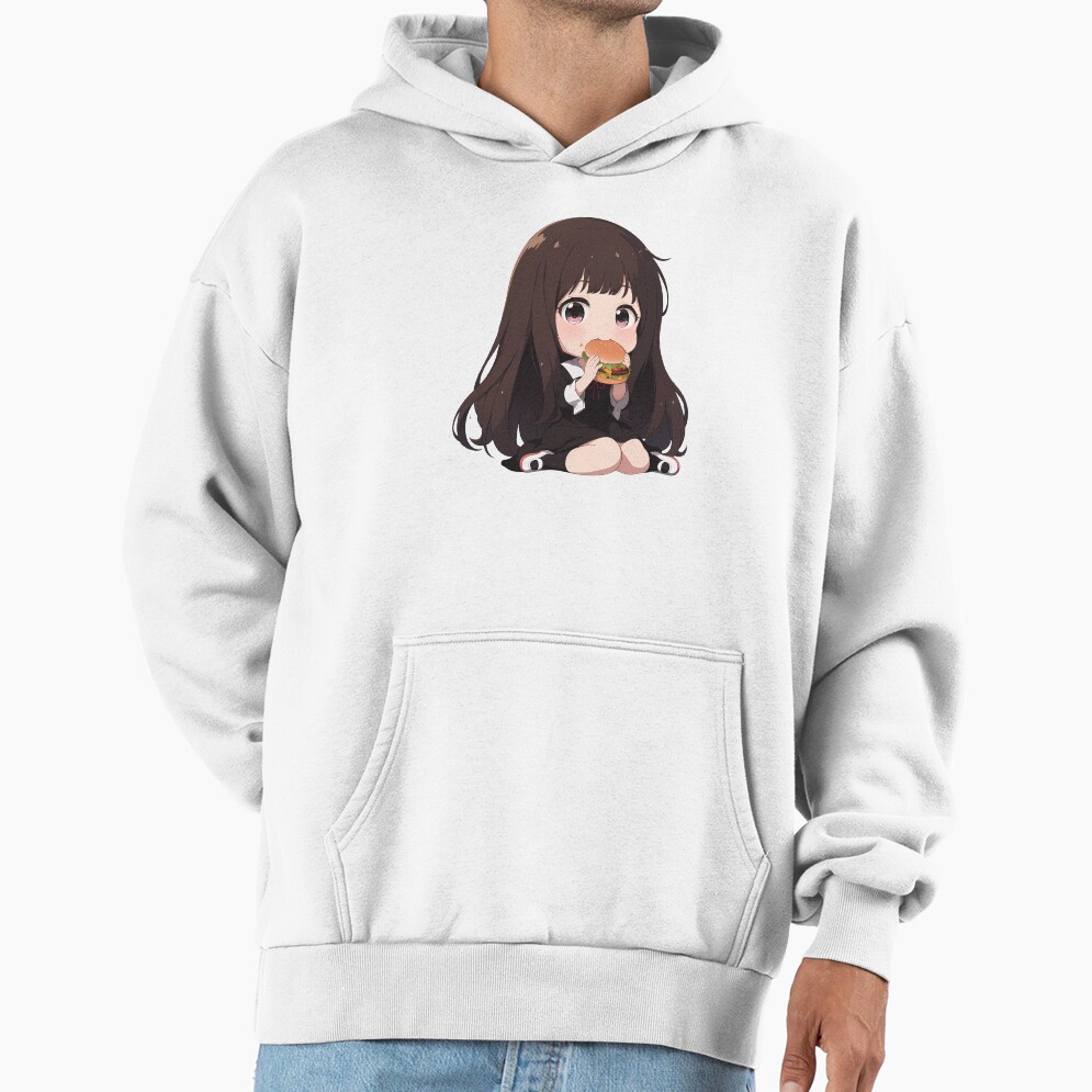 Miko Iino Kaguya Sama Love Is War Chibi Kawaii Smile Hoodie - Image 2
