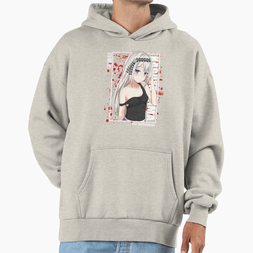Kaguya Sama Kei Shirogane Black Shirt Hoodie - Image 3