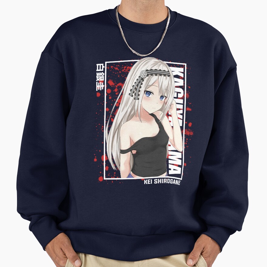 Kaguya Sama Kei Shirogane Black Shirt Sweatshirt - Image 5