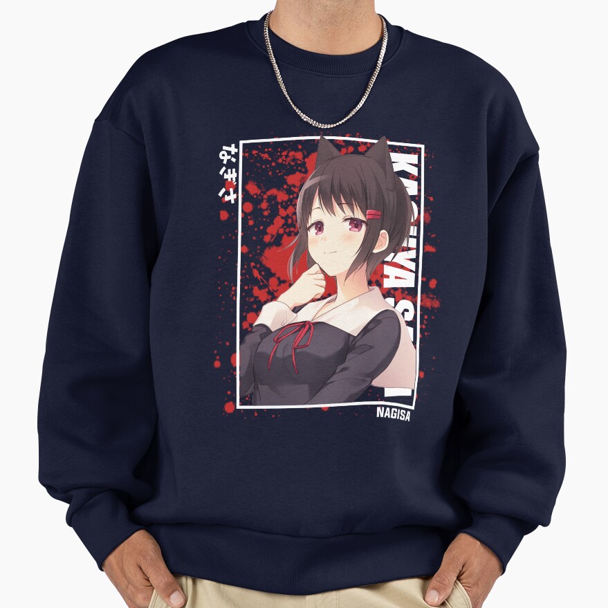 Kaguya Sama Nagisa Kashiwagi Cat Sweatshirt - Image 5