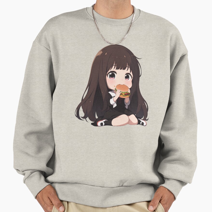 Miko Iino Kaguya Sama Love Is War Chibi Kawaii Smile Sweatshirt - Image 3