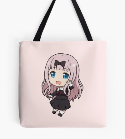 Kaguya Sama Chika Pink Background Tote Bag