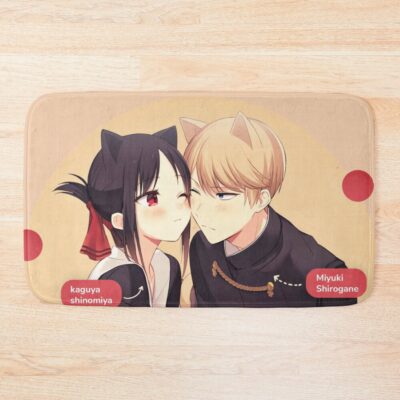 Best Couple Kaguya X Shirogane Love Is War Bath Mat