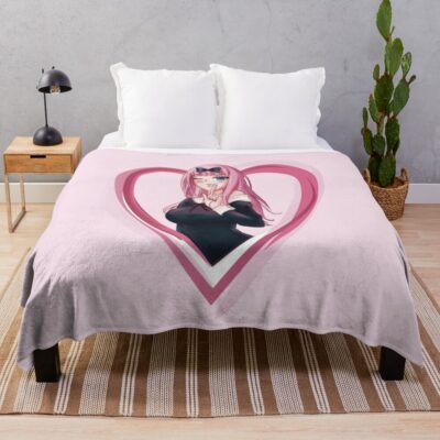 Fujiwara Chika Love Is War Throw Blanket