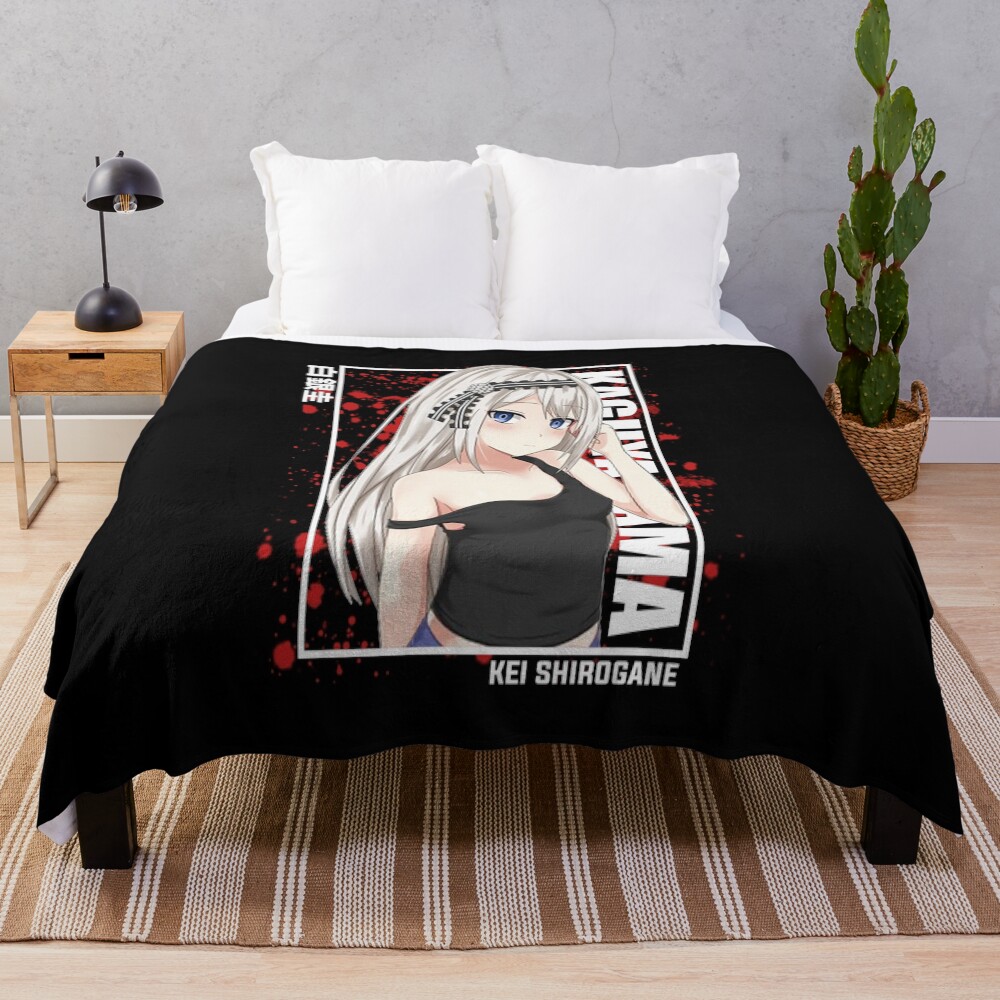 Kaguya Sama Kei Shirogane Throw Blanket