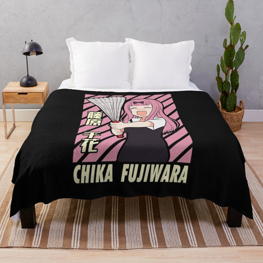 Fujiwara Kaguya Sama Throw Blanket