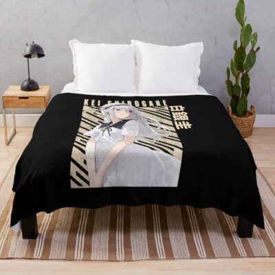 Kaguya Sama Kei Shirogane Yellow Throw Blanket
