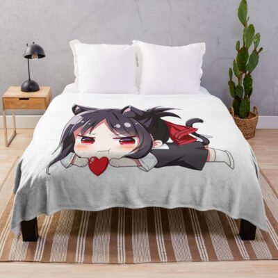Kaguya Sama Shinomiya Chibi Throw Blanket
