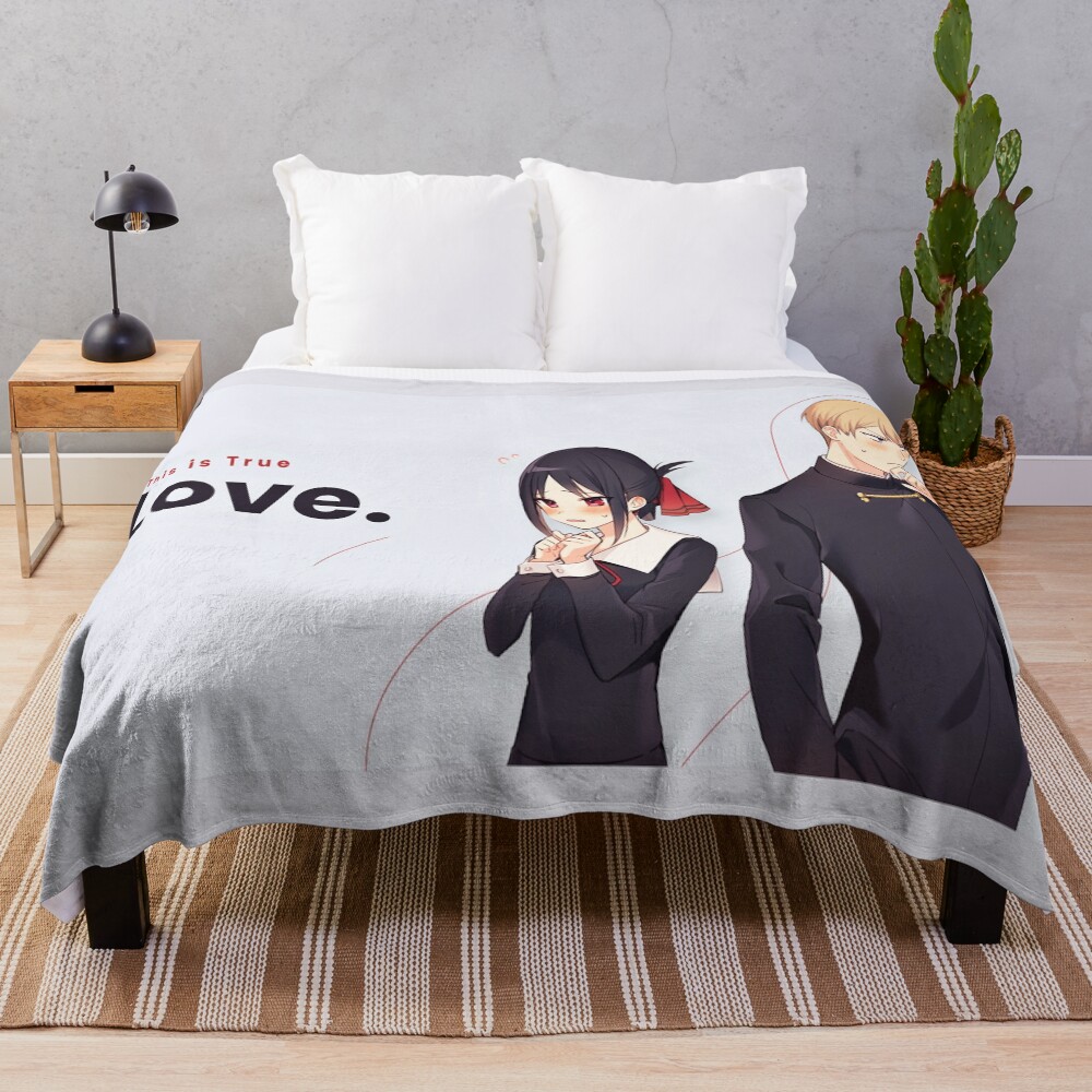 Background Kaguya X Shirogane Love Is War Anime Throw Blanket