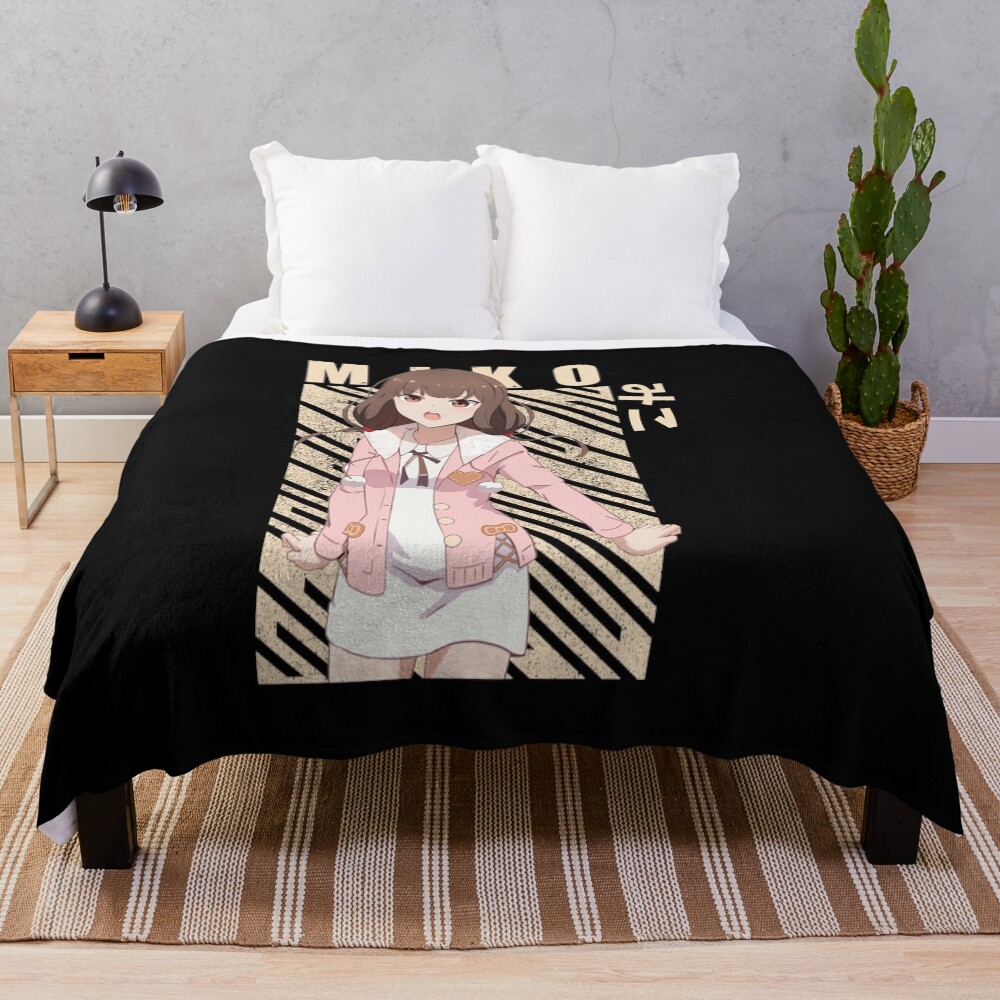 Kaguya Sama Miko Iino Throw Blanket