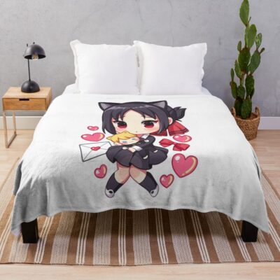 Kaguya Chibi Throw Blanket