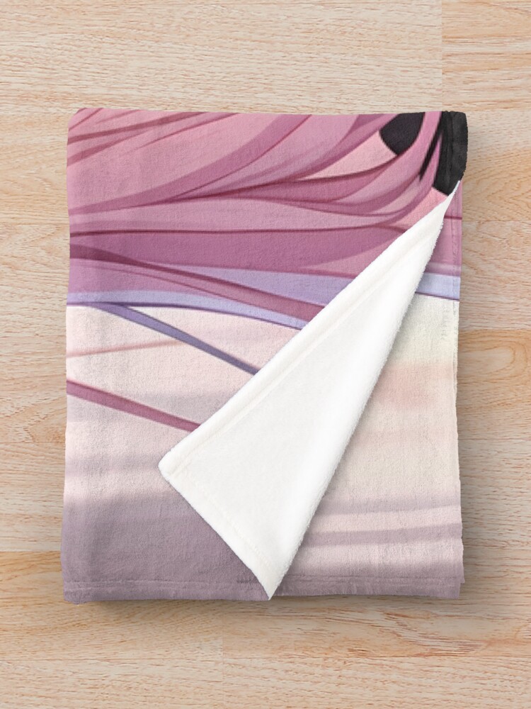 Chika Fujiwara Kaguya Sama Love Is War Pink Hair Sunlit Classroom Smile Throw Blanket - Image 2
