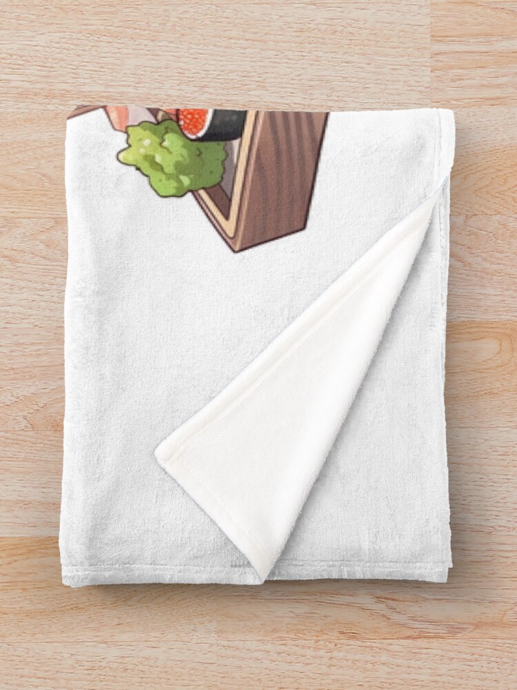 Chika Fujiwara Kaguya Sama Love Is War Chibi Sushi Snack Throw Blanket - Image 2