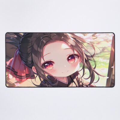 Kaguya Shinomiya Kaguya Sama Elegant Kimono In Cherry Blossom Light Mouse Pad