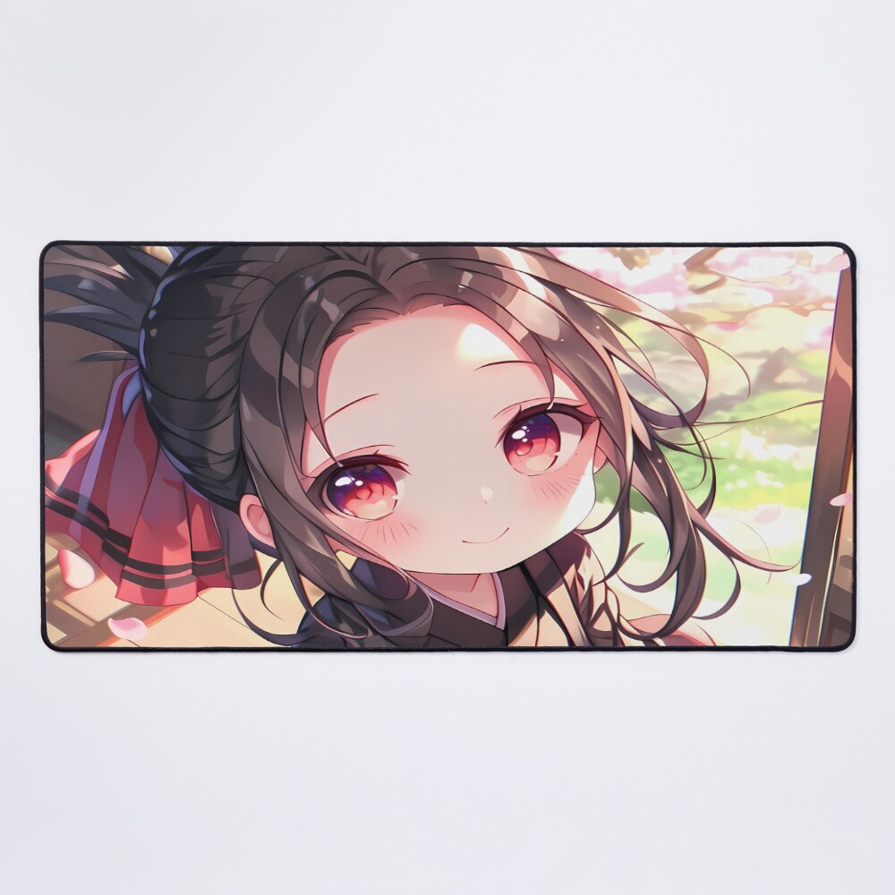 Kaguya Shinomiya Kaguya Sama Elegant Kimono In Cherry Blossom Light Mouse Pad