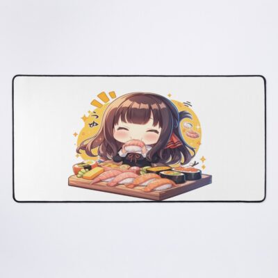 Miko Iino Kaguya Sama Love Is War Chibi Sushi Bite Mouse Pad