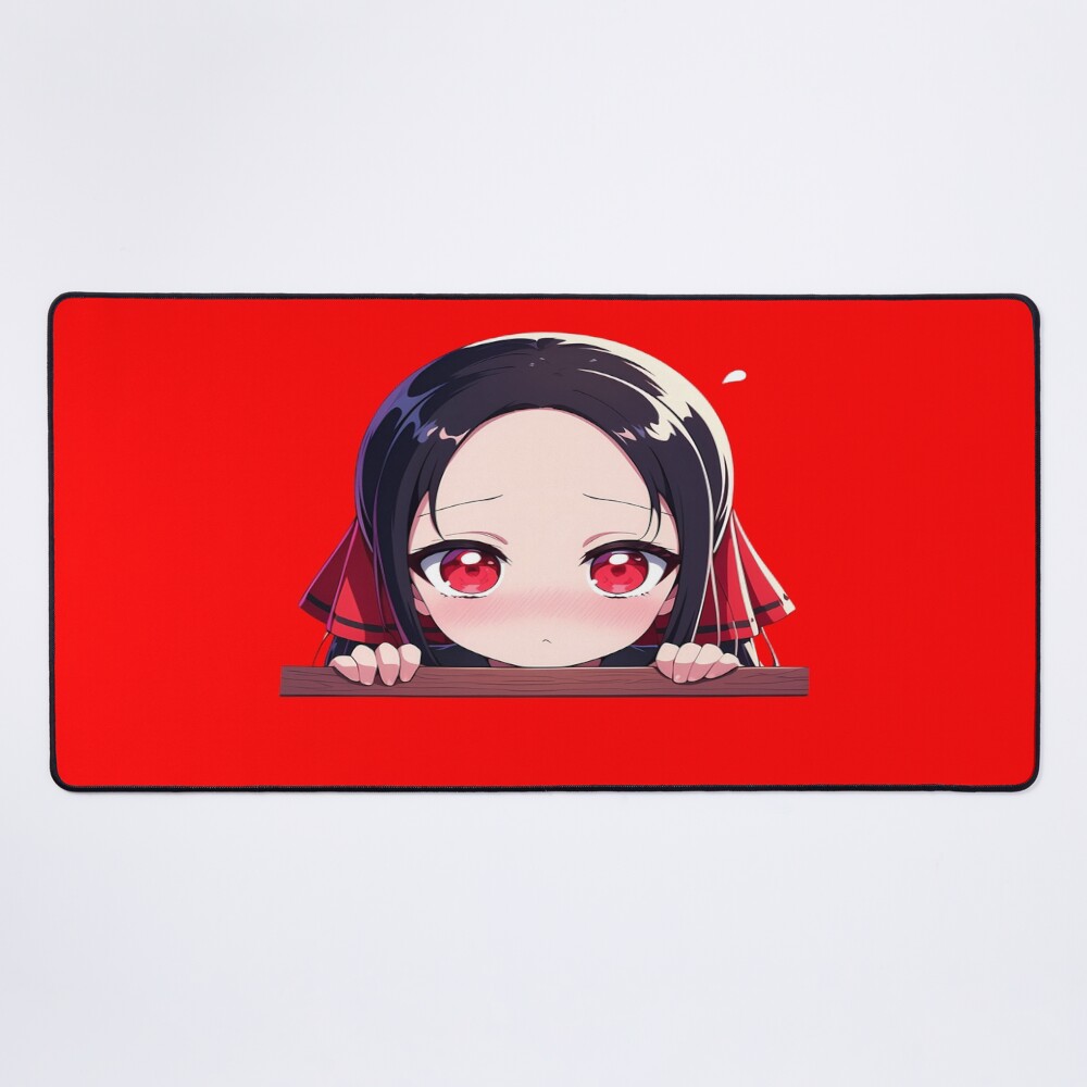 Kaguya Shinomiya Kaguya Sama Love Is War Chibi Christmas Peeker Cute Anime Girl Mouse Pad