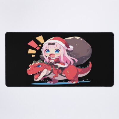 Sama Chika Fujiwara Kaguya Sama Love Is War Anime Christmas Dinosaur Santa Cheer Mouse Pad