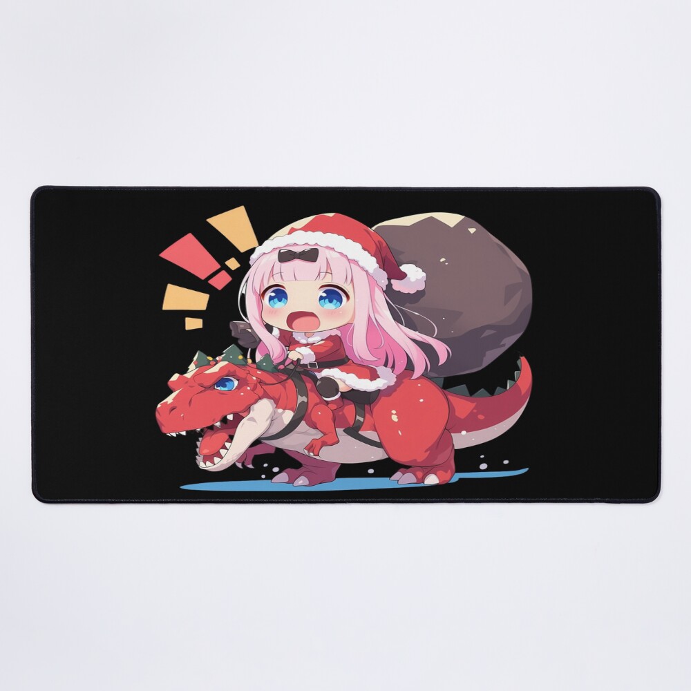 Sama Chika Fujiwara Kaguya Sama Love Is War Anime Christmas Dinosaur Santa Cheer Mouse Pad