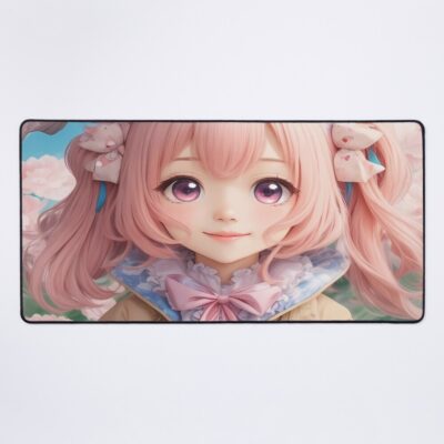 Kawaii Anime Girl Mouse Pad