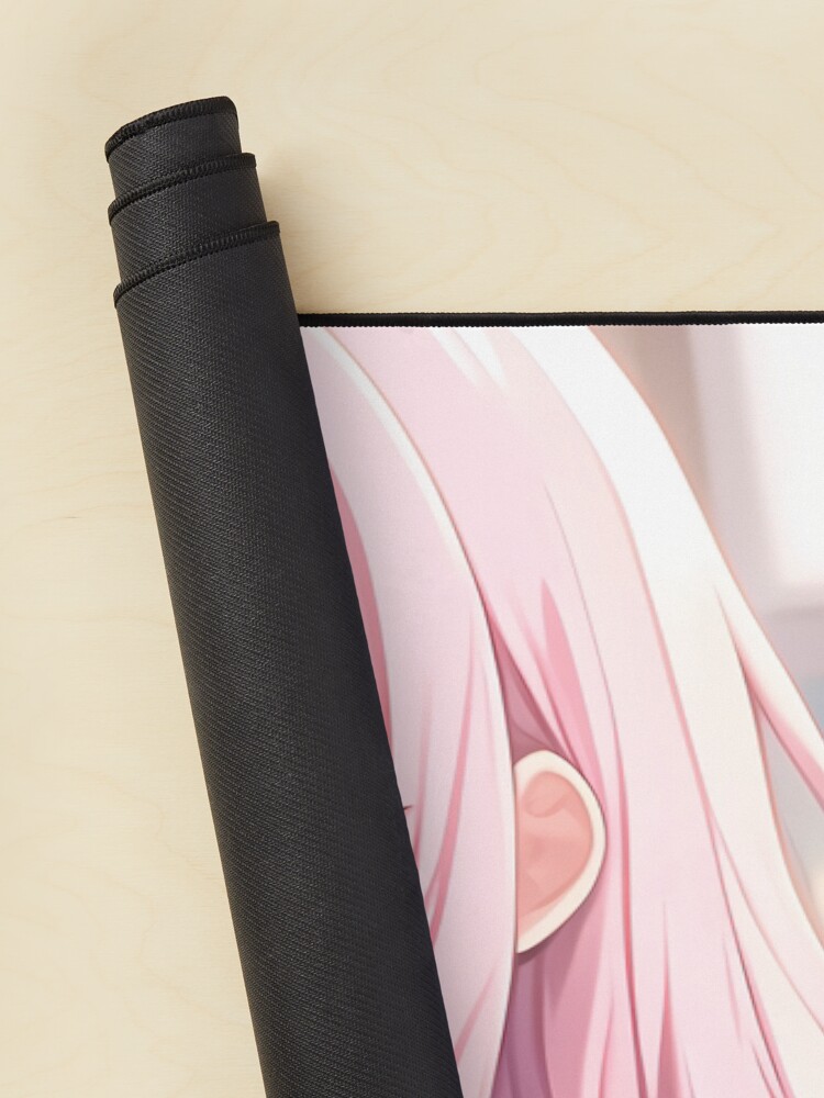 Chika Fujiwara Kaguya Sama Love Is War Pink Hair Sunlit Classroom Smile Mouse Pad - Image 2