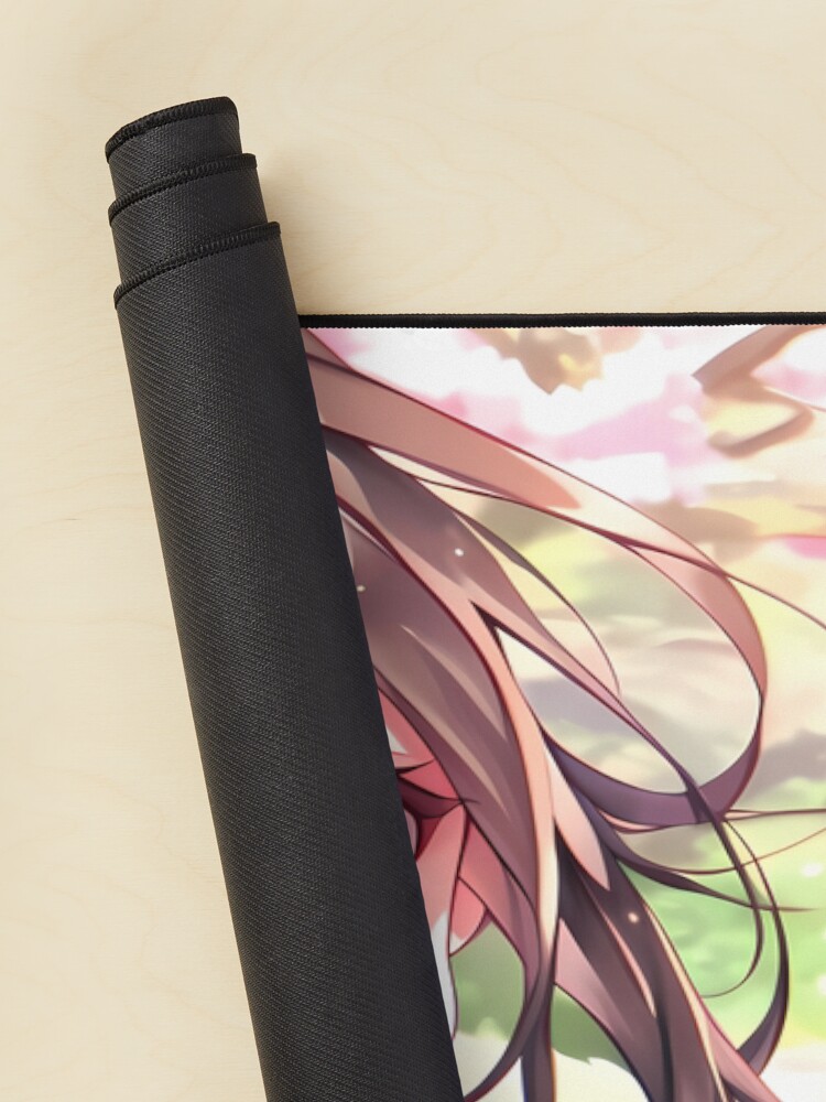 Kaguya Shinomiya Kaguya Sama Elegant Kimono In Cherry Blossom Light Mouse Pad - Image 2