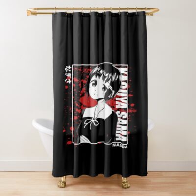 Kaguya Sama Nagisa Kashiwagi Profile Shower Curtain