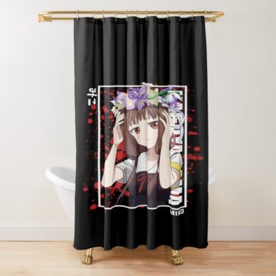 Kaguya Sama Miko Iino Flower Shower Curtain