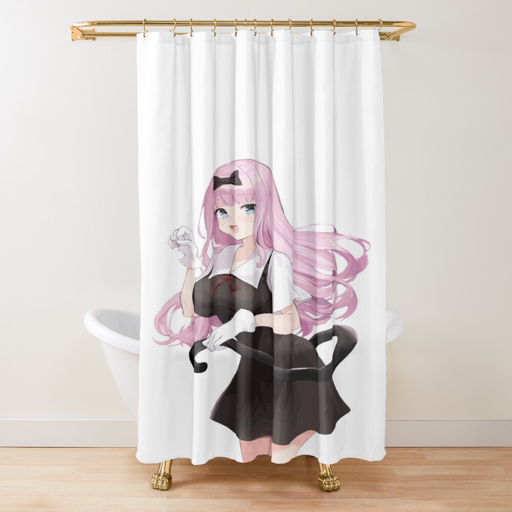 Kaguya Sama Fujiwara Chika Shower Curtain