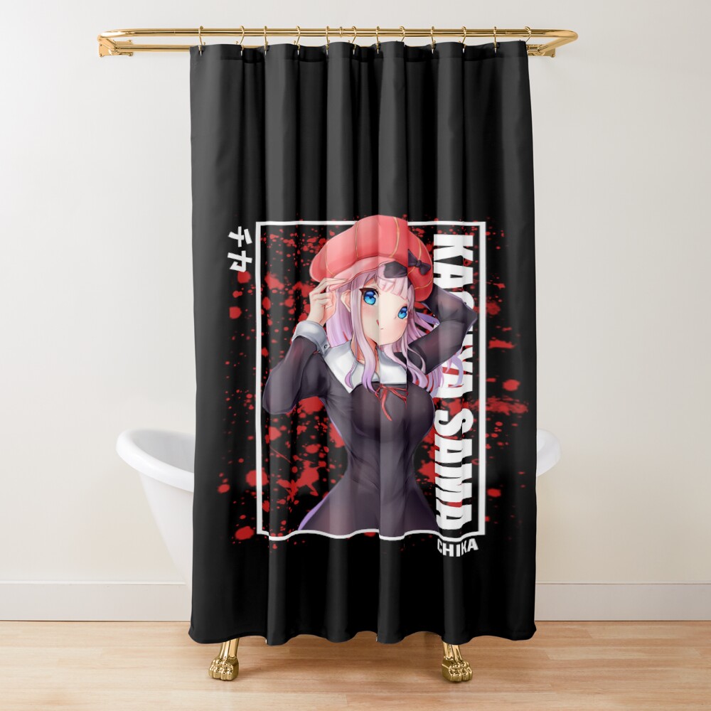 Kaguya Sama Chika Fujiwara Shower Curtain
