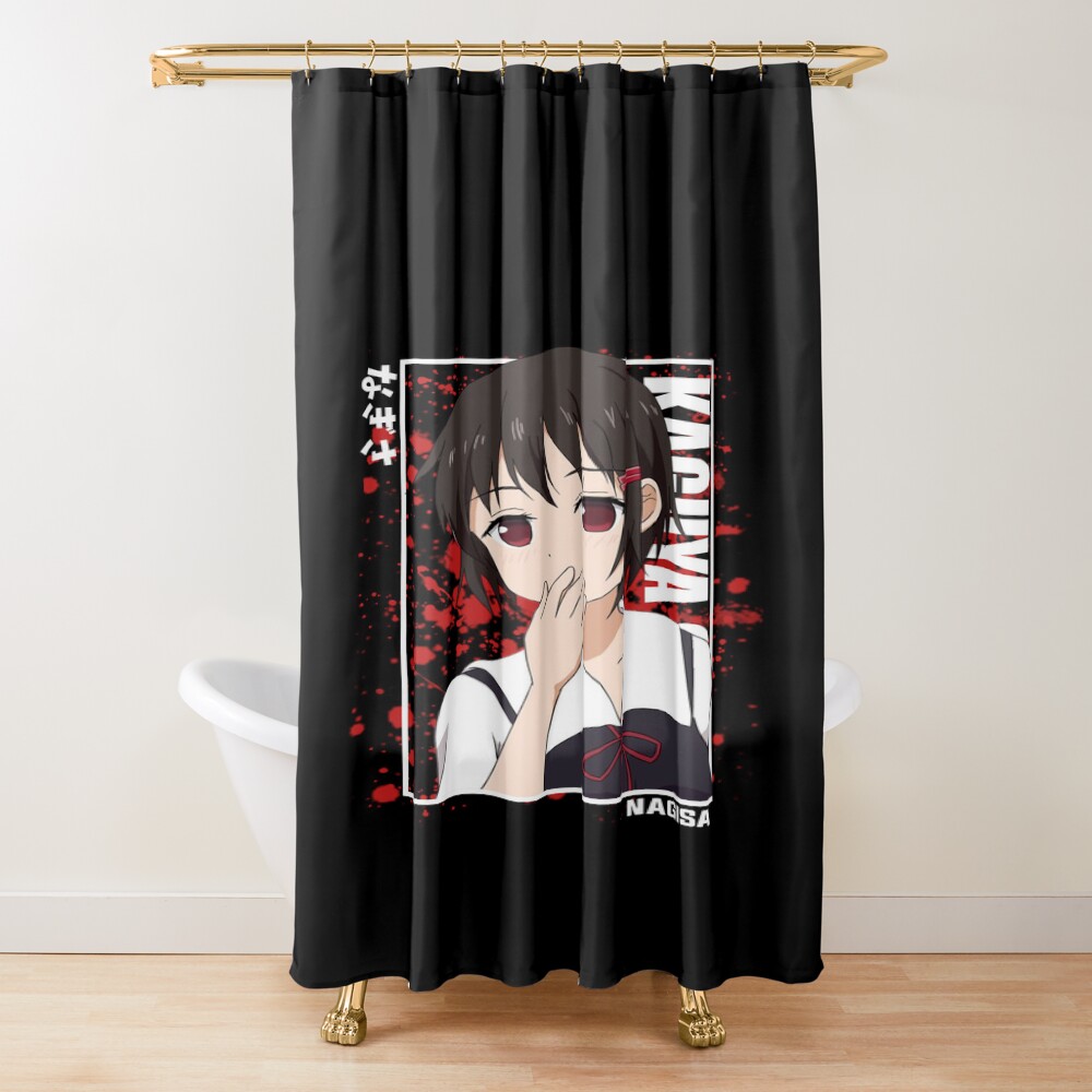 Kaguya Sama Nagisa Kashiwagi Shower Curtain