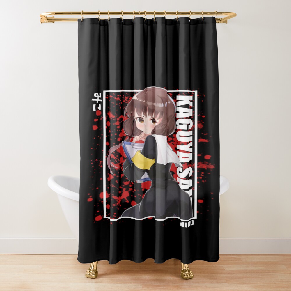 Kaguya Sama Miko Iino Shower Curtain