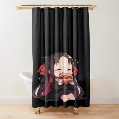 Kaguya Shinomiya Kaguya Sama Love Is War Chibi Kawaii Calm Shower Curtain