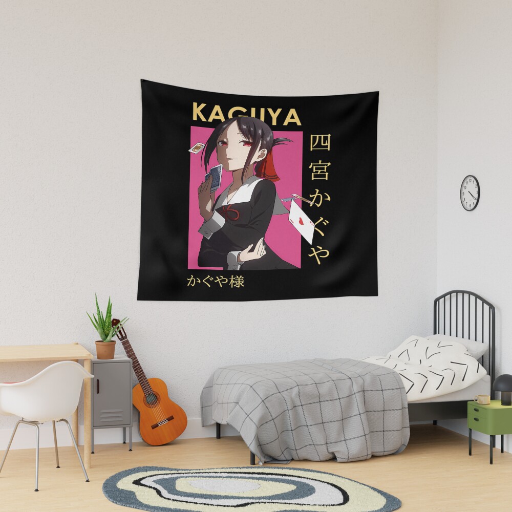 Kaguya Shinomiya Kaguya Sama Smug Card Anime Tapestry